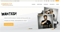 Desktop Screenshot of creative360.de